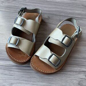 Freshly Picked Platinum Delray Sandals